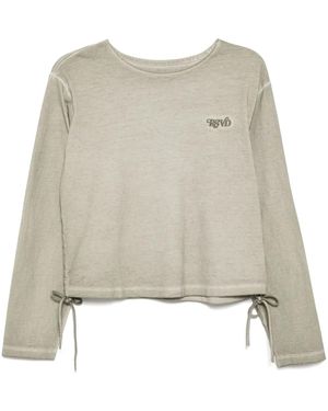Izzue ロゴ Tシャツ - ナチュラル