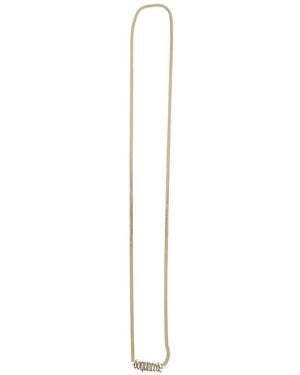 DSquared² Collier À Plaque Logo Gothic - White