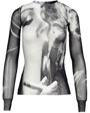 Jean Paul Gaultier Top The Smoking - Negro