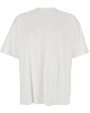 WOOYOUNGMI T-Shirt Met Print - Wit