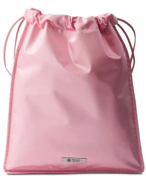 Prada Wish Silk Pouch - Pink