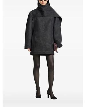 Courreges Oversized Denim Jacket - Black