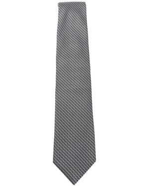 BOSS Corbata Con Motivo - Blanco
