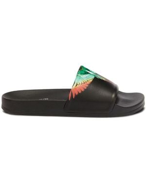 Marcelo Burlon Icon Wings Slides - Green