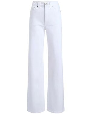KHAITE Straight Leg Jeans - White