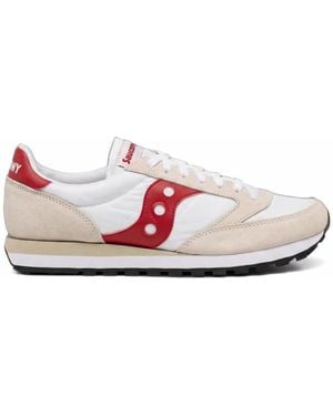 Saucony Logo-Patch Paneled Sneakers - Pink