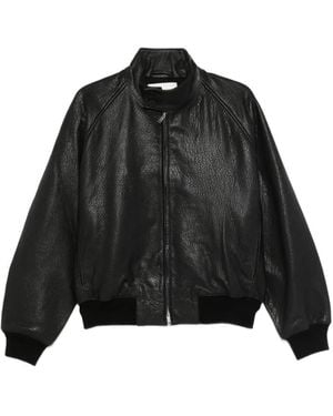 Studio Nicholson Zip-Up Bomber Jacket - Black