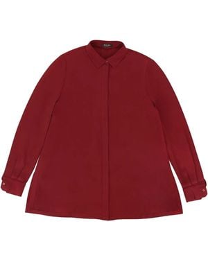 Loro Piana Concealed-Fastening Shirt - Red