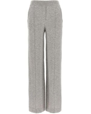 Peserico Straight-Leg Track Trousers - Grey