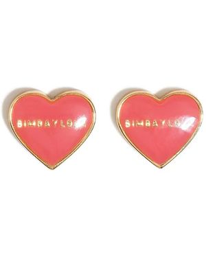 Bimba Y Lola Heart ピアス - レッド