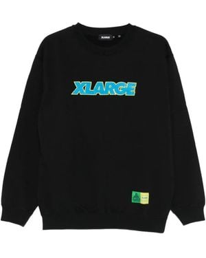 X-Large Standard Crew-Neck Sweatshirt - Black
