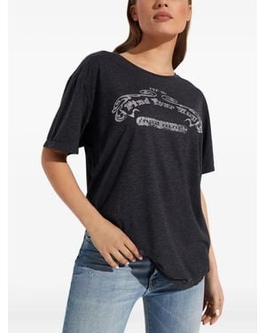 One Teaspoon Crew Neck T-Shirt - Black