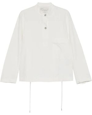 Studio Nicholson Haut À Poches Boutonnées - White