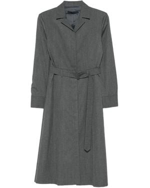 Juun.J Midikleid mit Gürtel - Grau