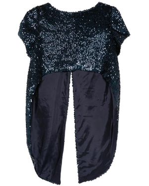 Fely Campo Sequin Blouse - Blue