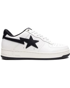 A Bathing Ape X Jjjjound Bapesta Sneakers - White