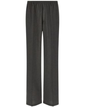Cellar Door Alfonso Bl Elastic-Waistband Pleated Trousers - Black