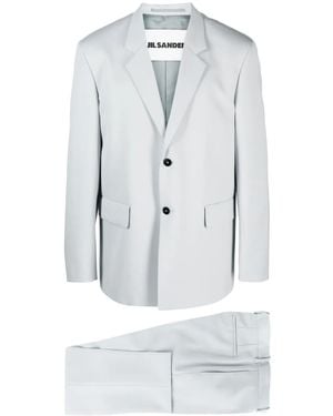 Jil Sander ストレートレッグ シングルスーツ - グレー