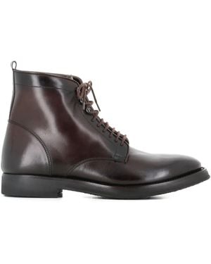 Alberto Fasciani 30Mm Lace-Up Leather Boots - Brown