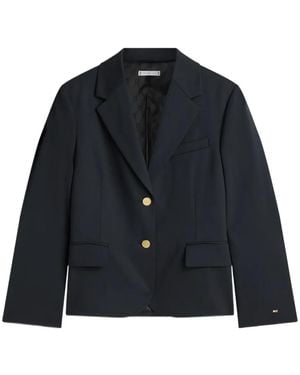 Tommy Hilfiger Buttoned Blazer - Blue