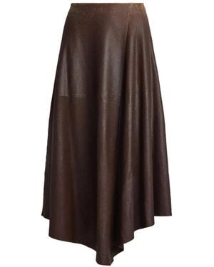 Ralph Lauren Cecilie Asymmetric Skirt - Brown