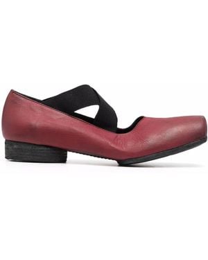 Uma Wang Crossover-Strap Court Shoes - Pink