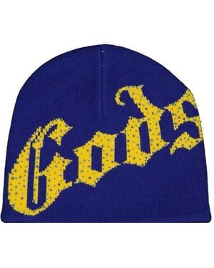 Godspeed Logo Studded Beanie Hat - Blue