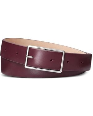 Tory Burch Ledergürtel Mit Logo-Schild - Lila