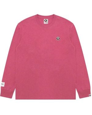 Aape By A Bathing Ape T-Shirt À Manches Longues - Rose