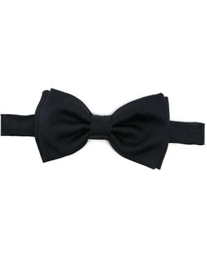 Lardini Twill Bow Tie - Black