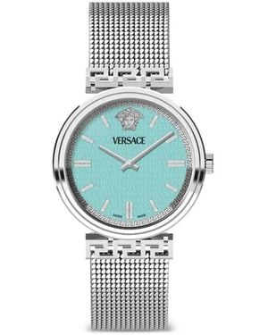 Versace Reloj Meander de 36 mm - Azul
