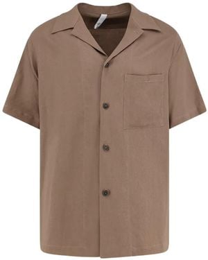 Hevò Novoli Short-Sleeve Shirt - Brown