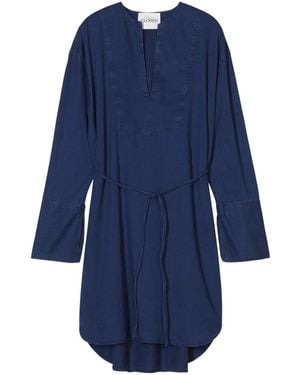 Closed Midikleid Aus Denim - Blau