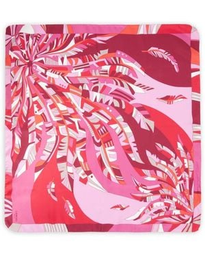 Lancel Motif Arabesque Scarf - Pink