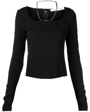 1017 ALYX 9SM Chain-Link Long-Sleeved Top - Black