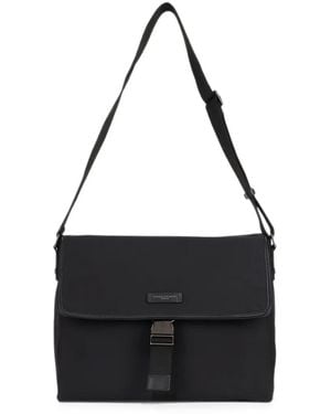 Gianni Chiarini Buckle-Fastening Messenger Bag - Black