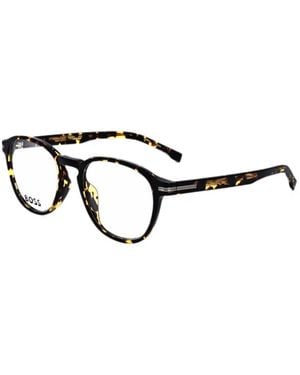 BOSS Tortoiseshell-Effect Glasses - White