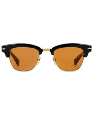 Jacques Marie Mage Sartre Square-Frame Sunglasses - Black
