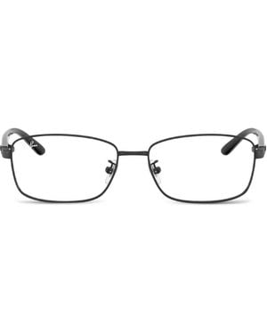 Ray-Ban Rectangle-Frame Glasses - Metallic