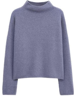 Filippa K Funnel-Neck Jumper - Blue