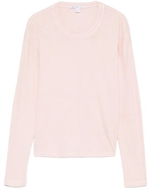 James Perse Long-Sleeved T-Shirt - Pink