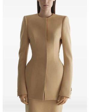 Mugler Hourglass Jacket - Natural