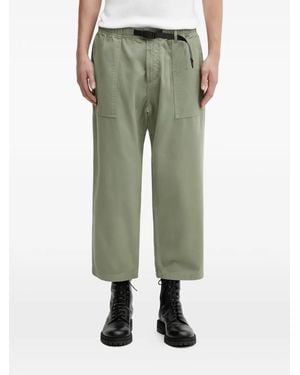 Gramicci Elasticated-Waistband Straight Pants - Green