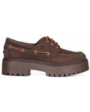 Timberland Chunky-Sole Boat Shoes - Brown