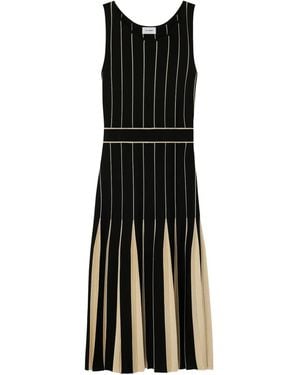St. John Kleid mit Falten - Schwarz