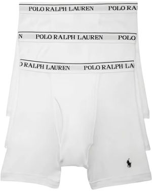 Polo Ralph Lauren Lot De Trois Boxers À Logo - White