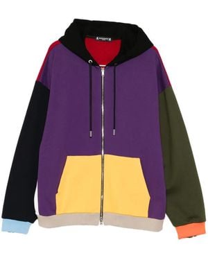 Mastermind Japan Hoodie Met Colourblocking - Paars