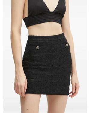 Marciano Button-detail mini skirt - Schwarz
