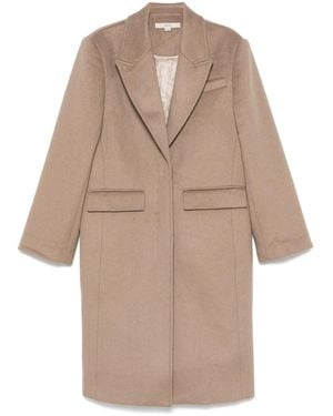 Remain Brushed Coat - Natural