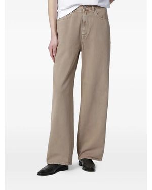 DUNST Jeans Mit Weitem Bein - Natur
